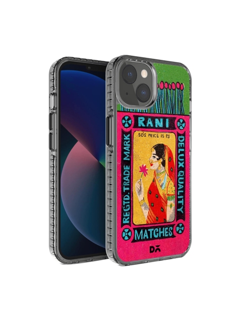 

DailyObjects Yellow & Red Printed iPhone 13 Back Case