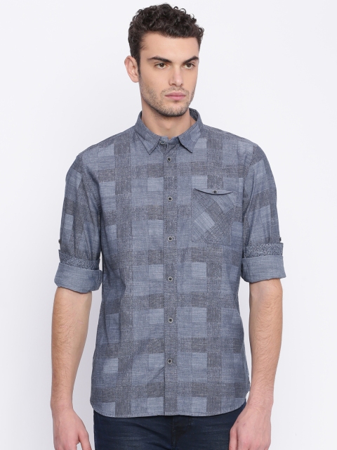 

Tom Tailor Men Blue Regular Fit Printed Casual Shirt