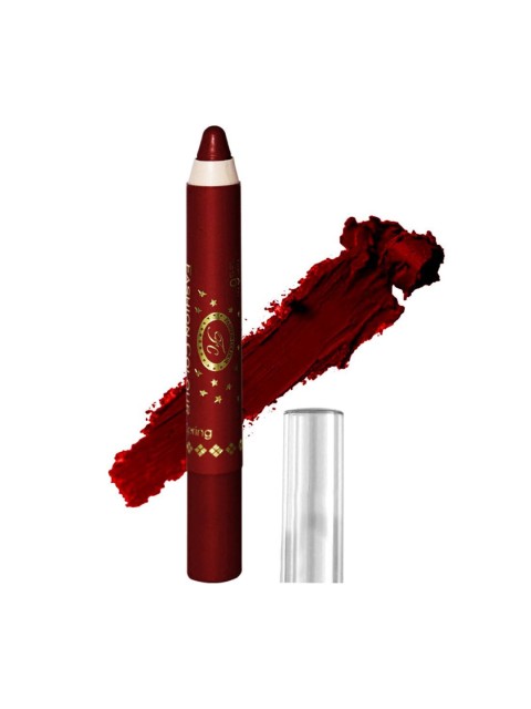

Fashion Colour Women Ultra Matte Waterproof Lip Crayon with Sharpener 2.8 g -Hazel Lips 14, Maroon