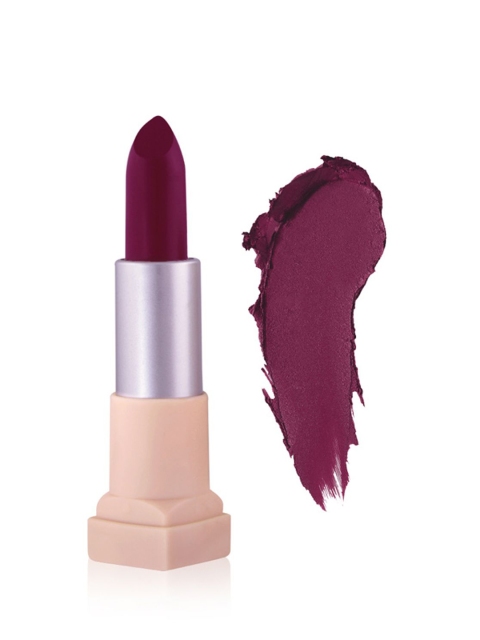 

Fashion Colour Women Vivid Matte Velvet Texture Lipstick - Toffee 03, Purple