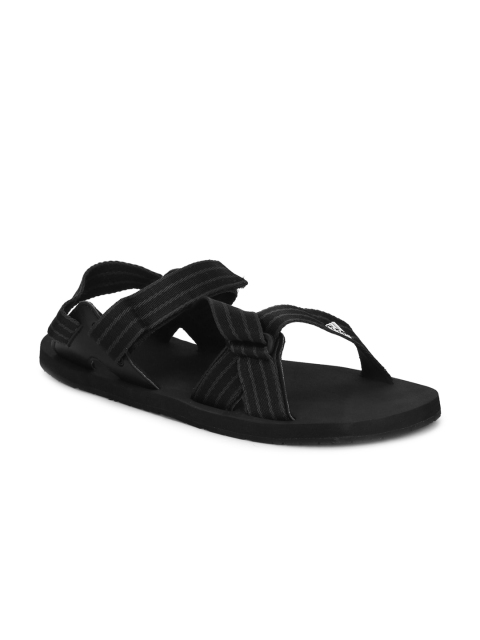 

ADIDAS Men Black Sports Solid Sandals