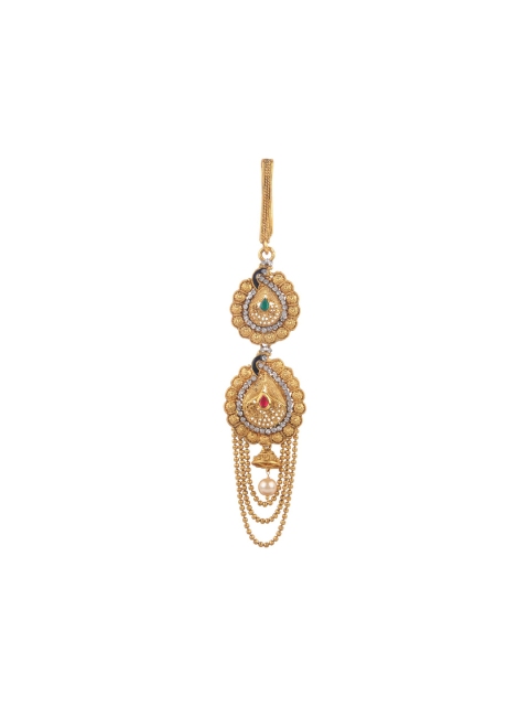 

Efulgenz Gold-Plated Crystal Chabi Challa Waist Key Chain