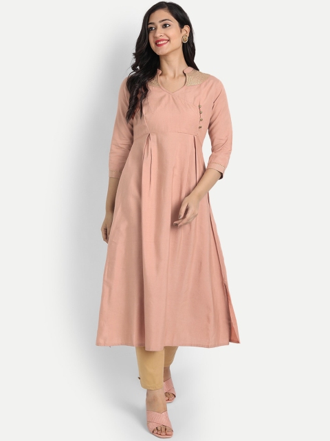 

SUTI Women Peach-Coloured Kurta