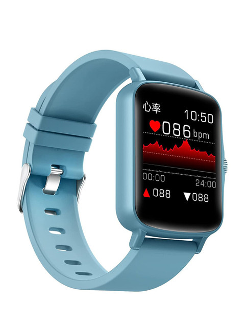 

bfit Blue Solid Digital Smart Watches