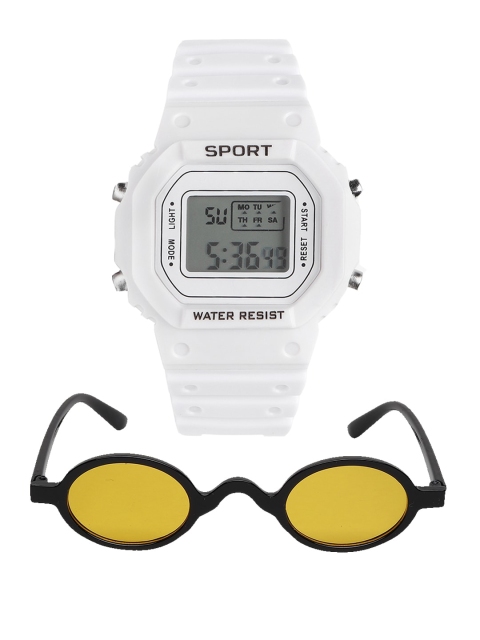 

Fantasy World Kids White & Yellow Watch Gift Set FWGiftSet-198A-WH-ADOR-07