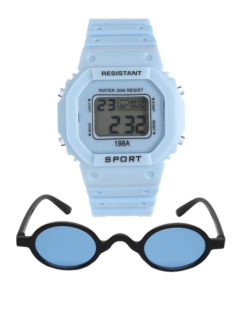 

Fantasy World Kids Blue & Black Watch Gift Set FWGiftSet-198A-BL-ADOR-10