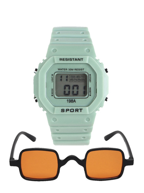 

Fantasy World Kids Green & Orange Watch Gift Set FWGiftSet-198A-GR-FAREW-02