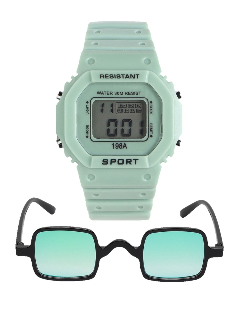 

Fantasy World Kids Green & Black Watch Gift Set FWGiftSet-198A-GR-FAREW-04