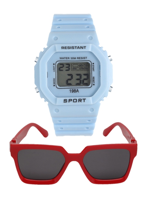 

Fantasy World Kids Watch Gift Set With Sunglasses, Blue
