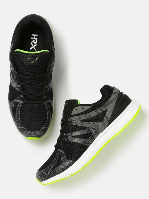 

HRX by Hrithik Roshan Men Street Run Black & Grey Running Shoes