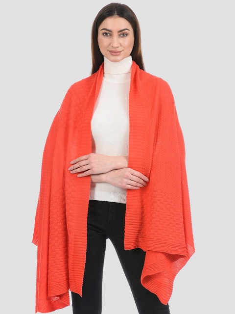 

PORTOBELLO Orange Solid Shawl