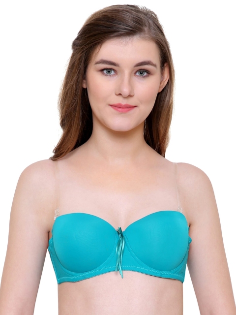 

Friskers Women Turquoise Blue Bra