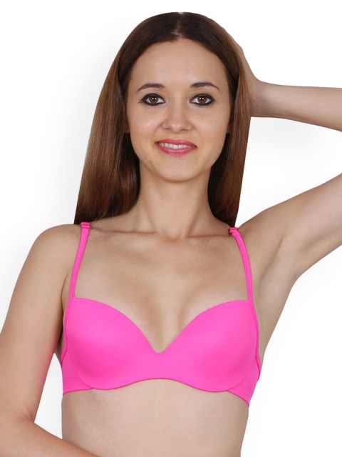 

Friskers Pink Bra - Underwired Lightly Padded