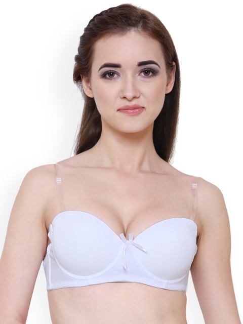 

Friskers White Bra Underwired Lightly Padded