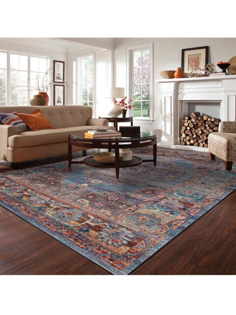 

Ddecor Multi-Coloured Floral Carpet