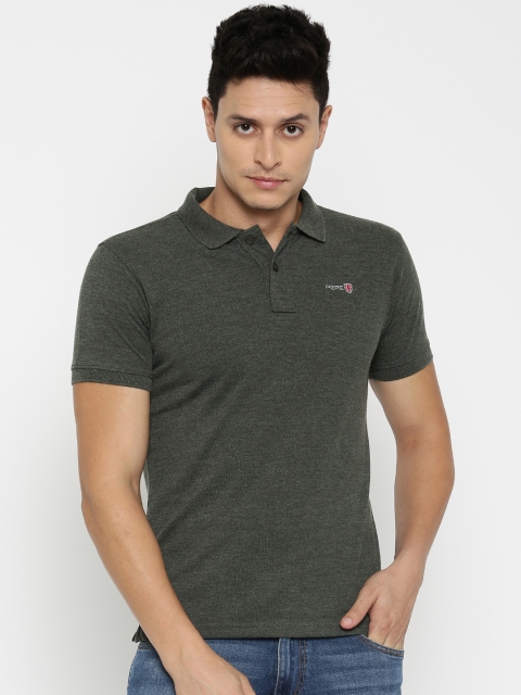 

Pepe Jeans Men Charcoal Grey Solid Polo T-shirt