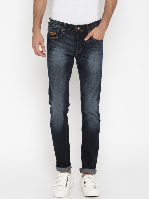 

Pepe Jeans Men Blue Hatch Regular Fit Low-Rise Clean Look Stretchable Jeans