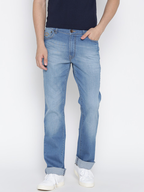 

Pepe Jeans Men Blue Mid-Rise Clean Look Stretchable Jeans