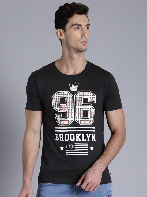 

Kook N Keech Men Black Printed Round Neck T-shirt