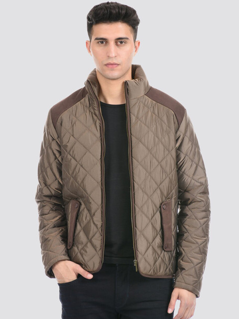 

LONDON FOG Men Brown Quilted Jacket