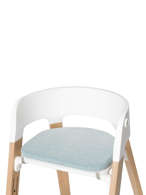 

Stokke Kids Blue & White High Chairs with cushion