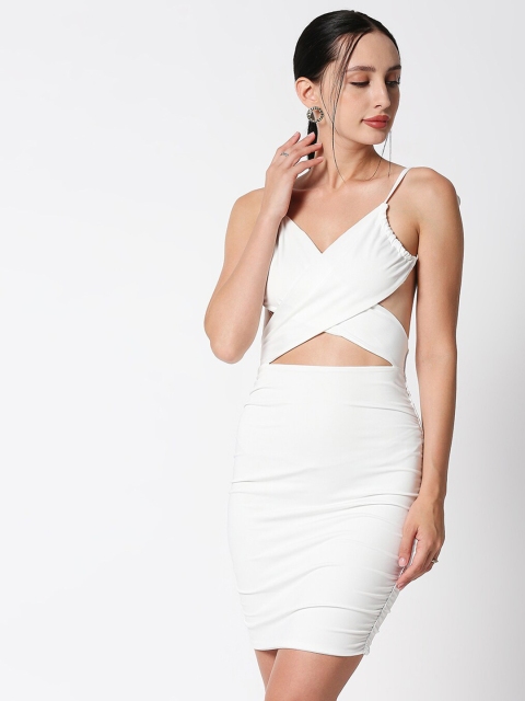 

LYKKEIN White Bodycon Dress