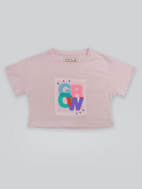 

GOJI Peach-Coloured Print Top