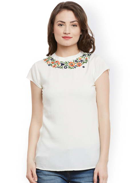 

The Vanca Off-White Top