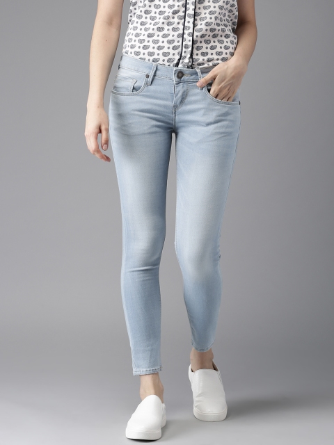 

Moda Rapido Women Ankle Length Skinny Fit Blue Stretchable Jeans