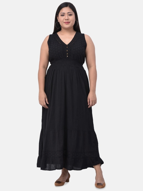 

VELDRESS Black Maxi Dress