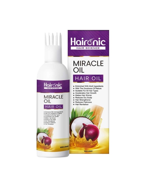 

Haironic Hair Science Miracle Hair Oil 100ml, White
