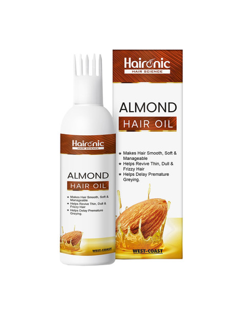 

Haironic Almond Hair Oil 100 ml, White