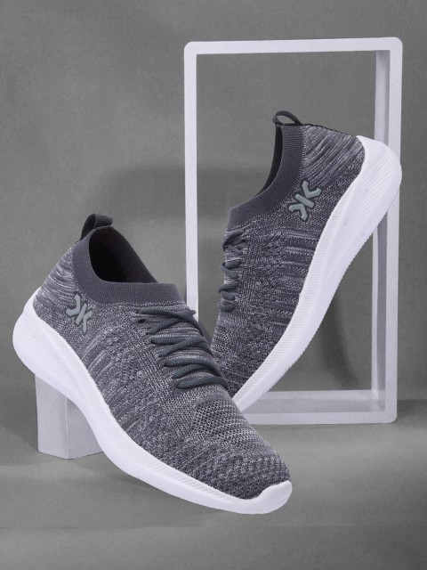 

Killer Men Grey Woven Design Sneakers