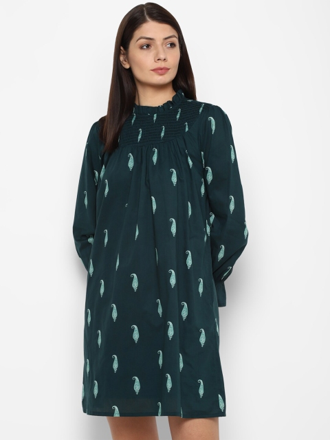 

Allen Solly Woman Green Printed Tunic