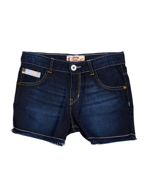 

Palm Tree Girls Blue Denim Shorts