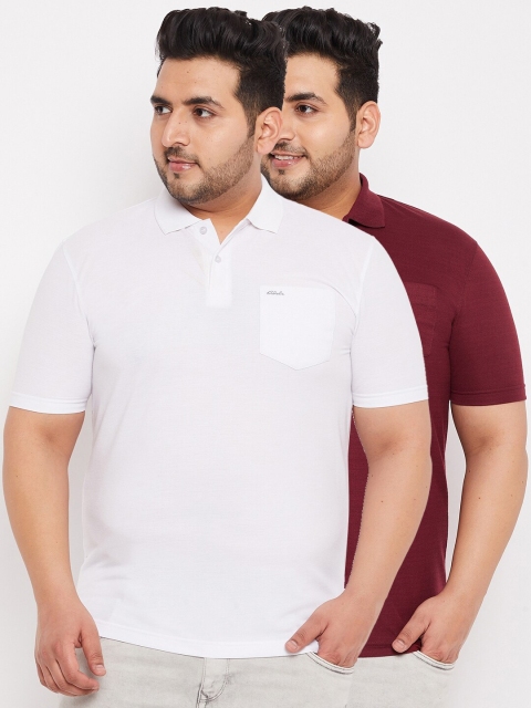 

Adobe Men Multicoloured 2 Polo Collar T-shirt, Multi