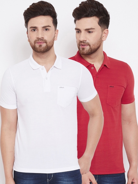 

Adobe Men Multicoloured 2 Polo Collar T-shirt, Multi