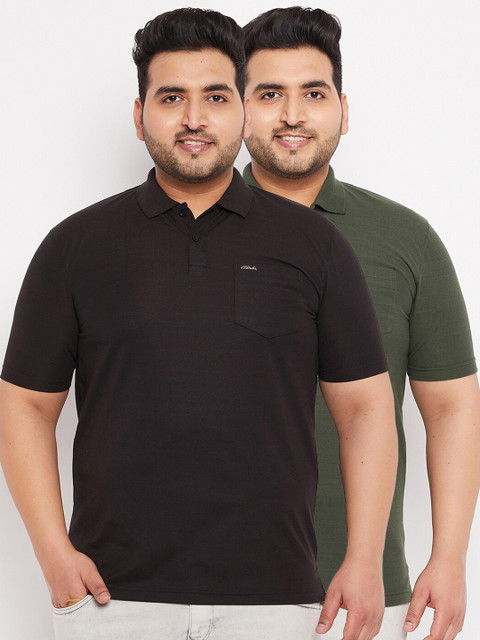 

Adobe Men Multicoloured 2 Polo Collar T-shirt, Multi