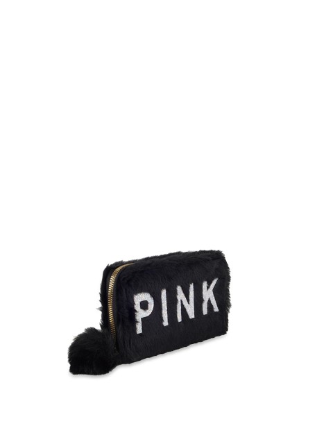 

Kanvas Katha Women Black & Gold-Toned TypographyTextured Zip Around Wallet