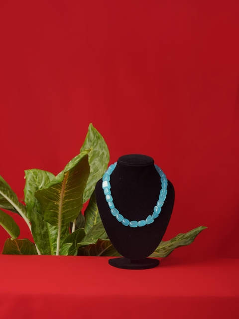 

Unnati Silks Blue Beaded Necklace