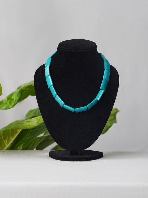 

Unnati Silks Blue Beaded Necklace
