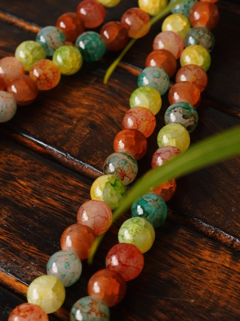

Unnati Silks Multicoloured Beads Necklace, Multi