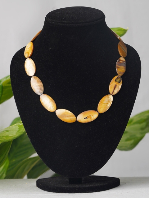 

Unnati Silks Yellow Beaded Necklace