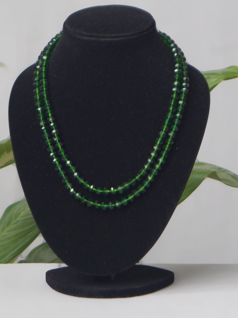 

Unnati Silks Green Layered Necklace