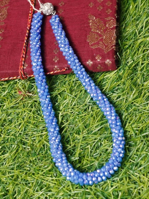 

Unnati Silks Blue Tribal Necklace