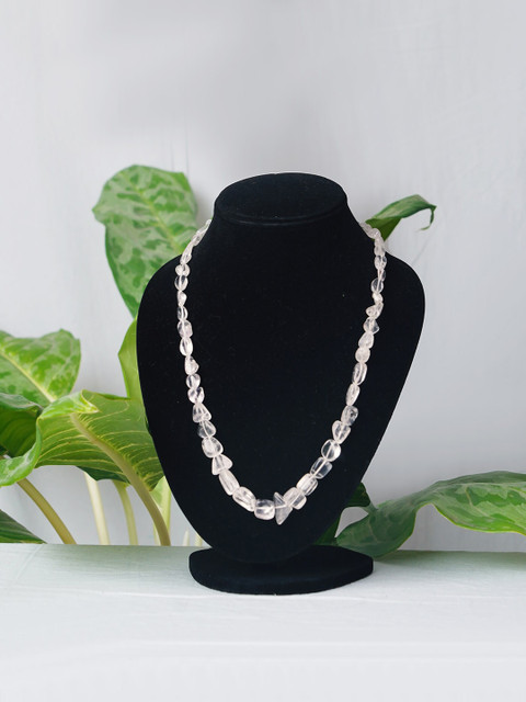 

Unnati Silks White Tribal Necklace