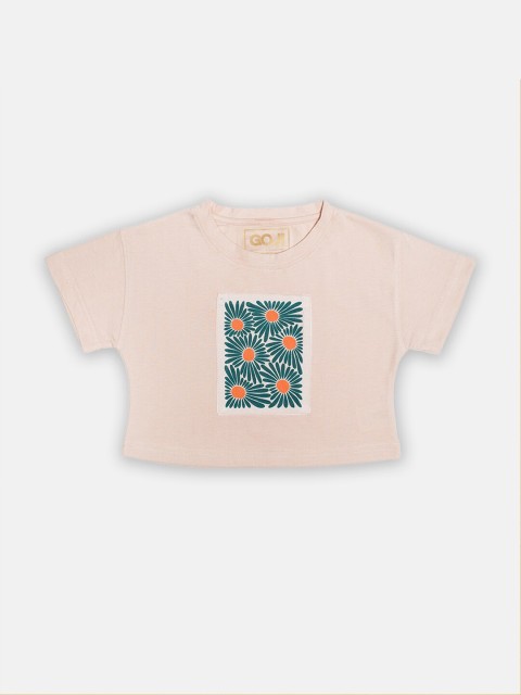 

GOJI Peach-Coloured Boxy Top