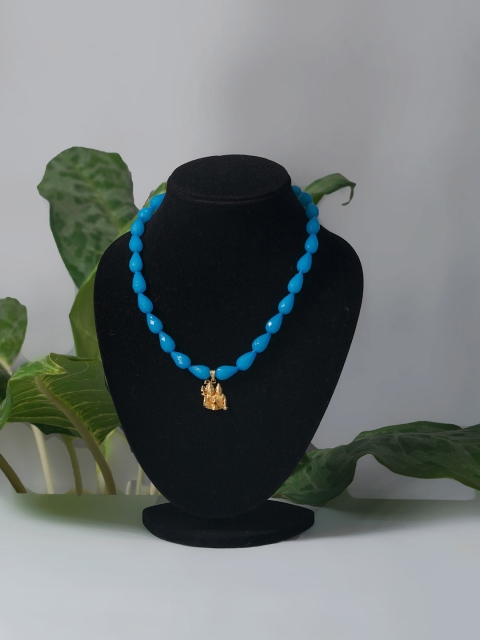 

Unnati Silks Blue Beaded Necklace