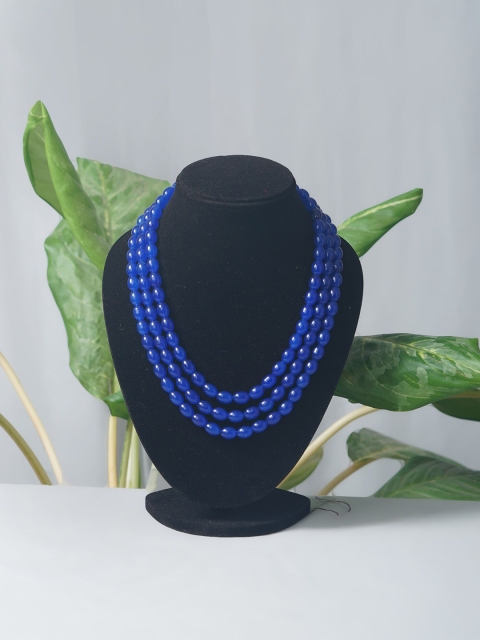 

Unnati Silks Blue Beaded Necklace