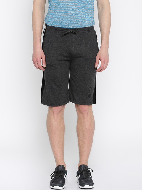 

Proline Active Men Charcoal Grey Solid Sports Shorts